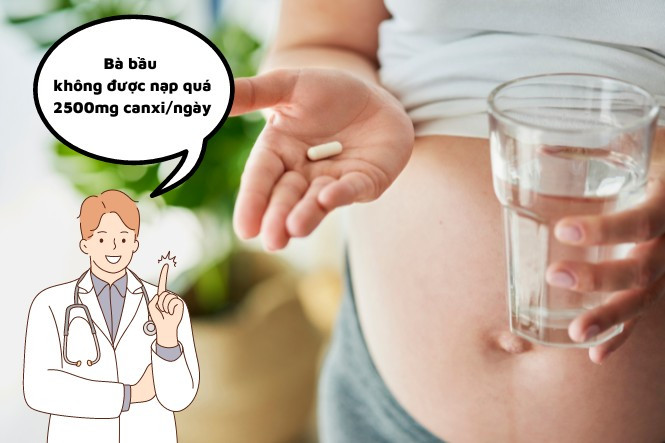 Bổ sung canxi đúng lượng giúp tối ưu sức khỏe của cả mẹ và bé