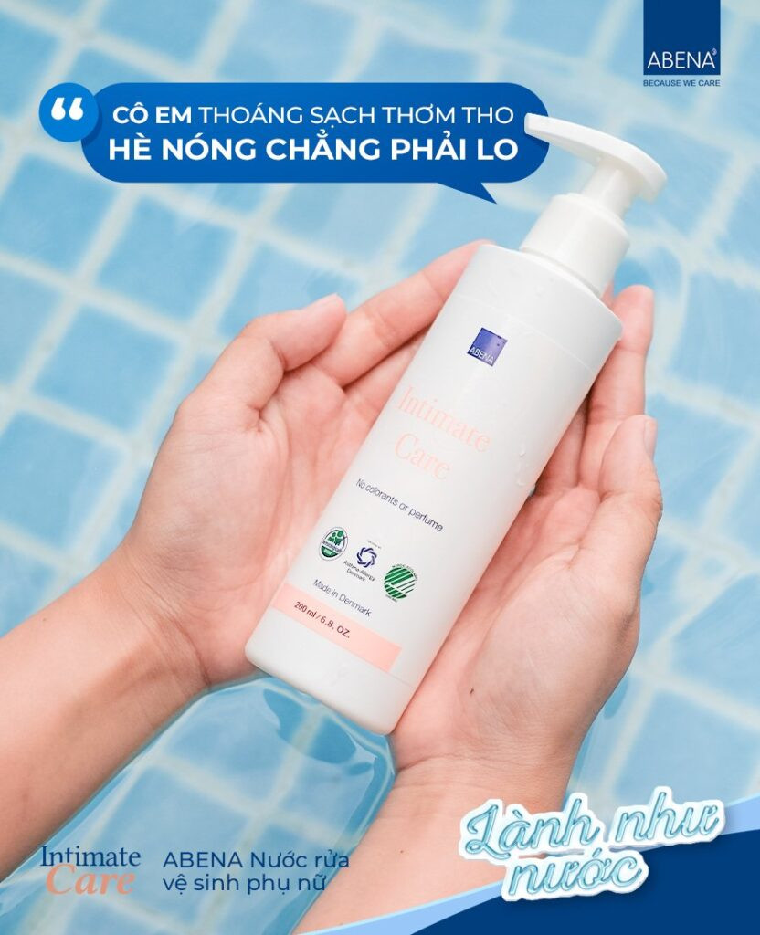 Dung dịch vệ sinh Abena - Giảm nguy cơ kích ứng và duy trì sự cân bằng tự nhiên của vùng kín